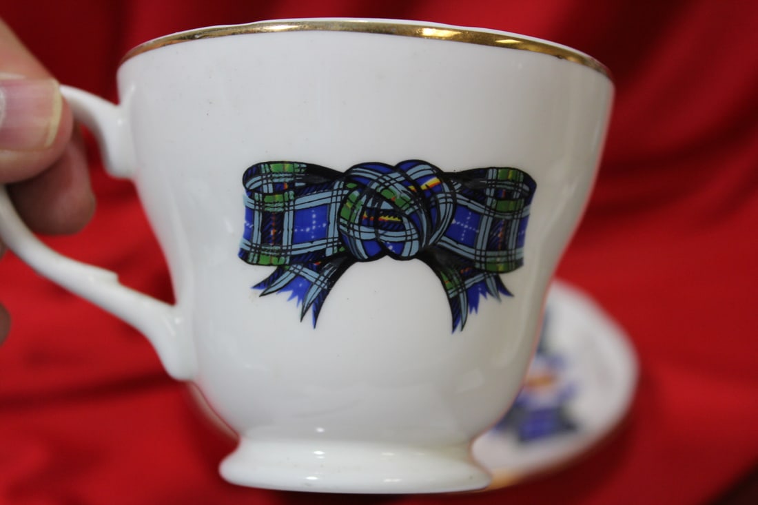 A Rare Crown Warwick Nova Scotia Cup and Saucer - 4