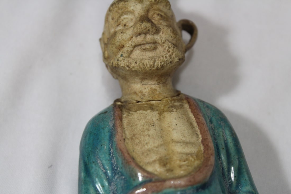 An Antique Chinese Clay Figurine - 7