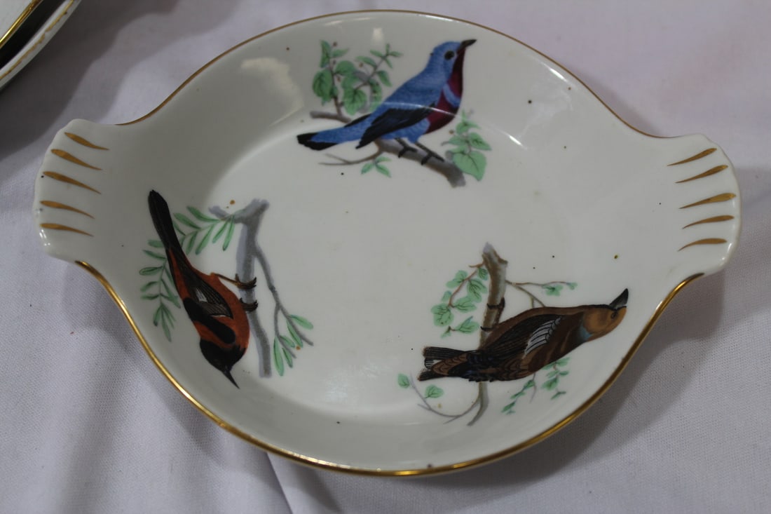 Set of 3 Le Faune Porcelain Plates/Trays - 2