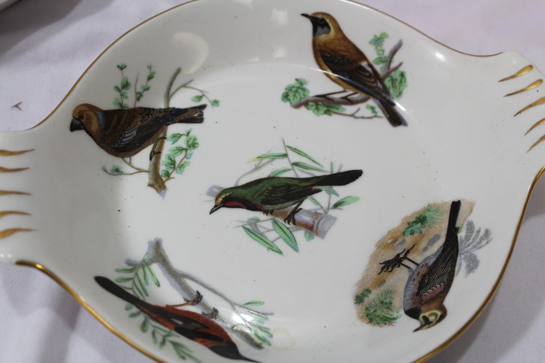 Set of 3 Le Faune Porcelain Plates/Trays - 3