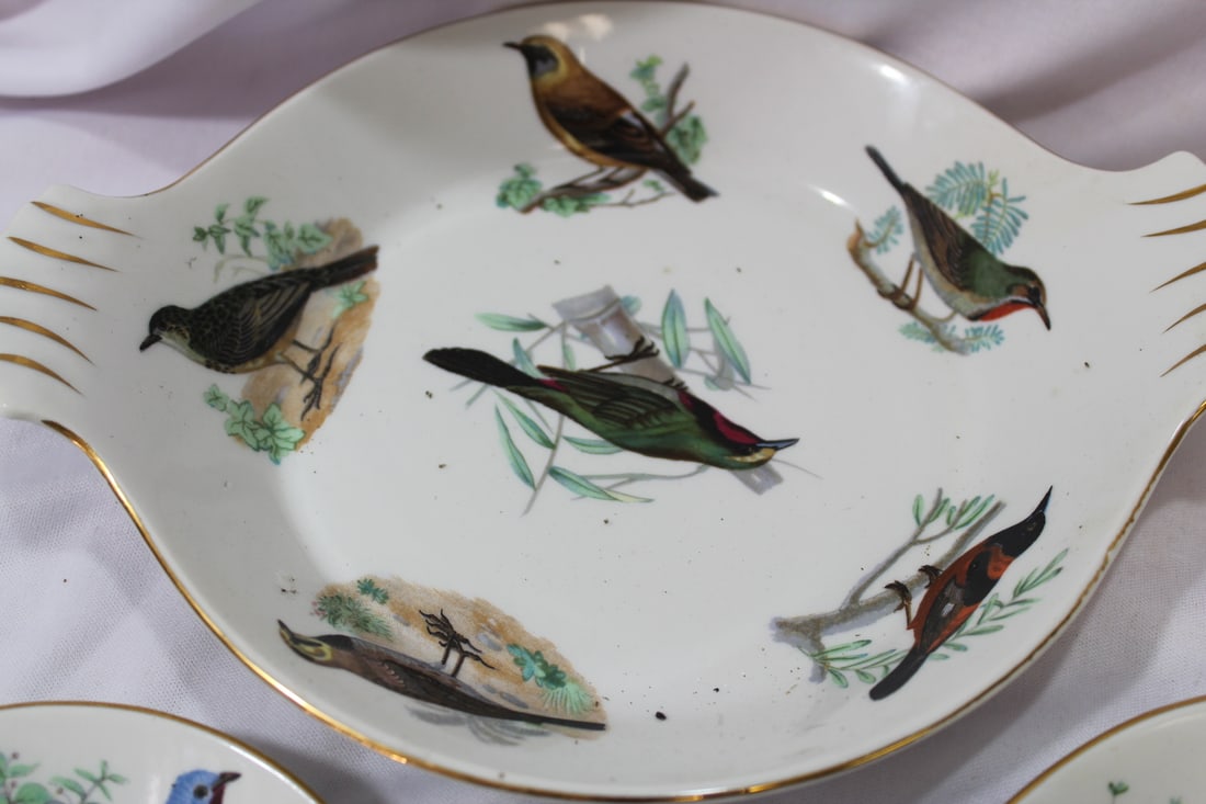 Set of 3 Le Faune Porcelain Plates/Trays - 4