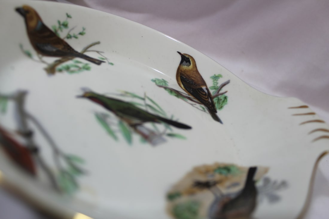 Set of 3 Le Faune Porcelain Plates/Trays - 6
