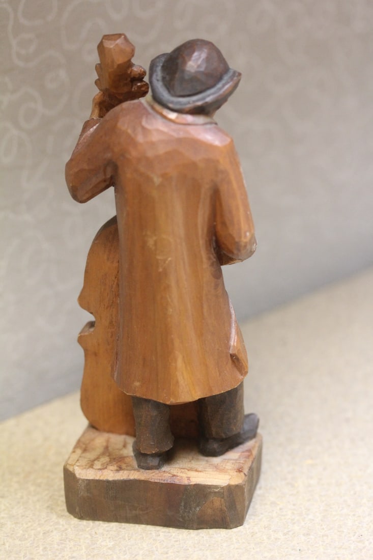 Carved Wooden Figurine - 3