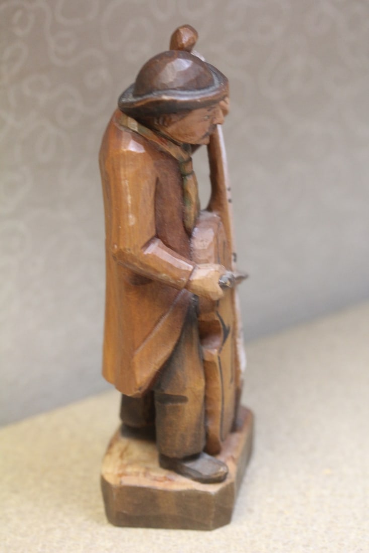 Carved Wooden Figurine - 4