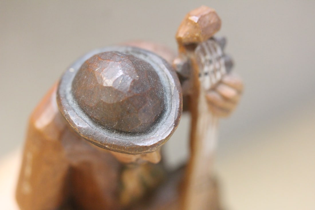 Carved Wooden Figurine - 7