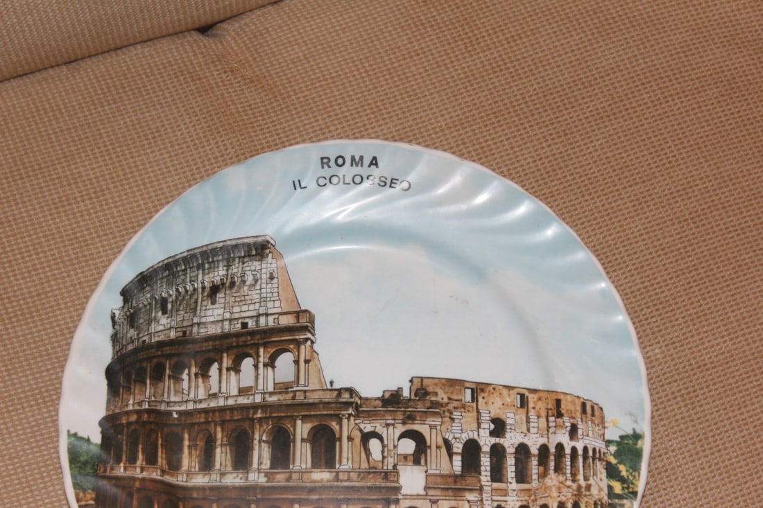 A Rome Ceramic Plate - 2