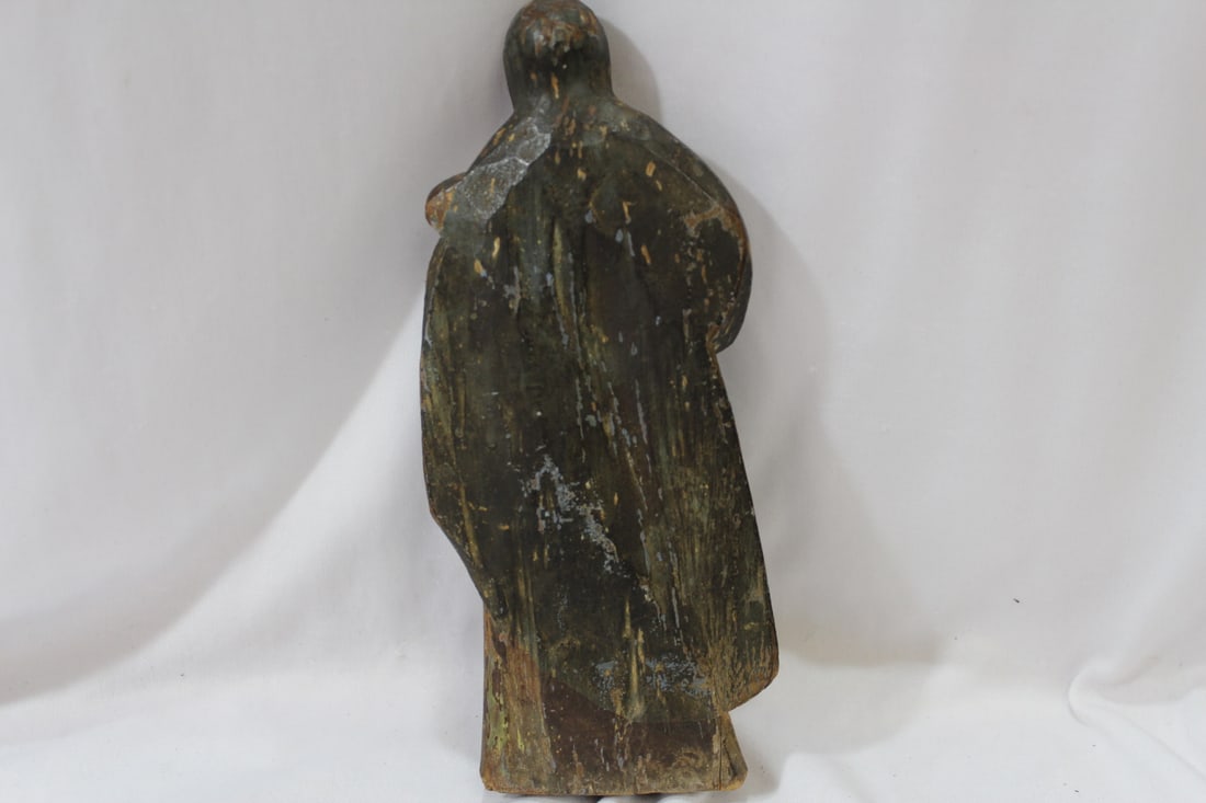 An Antique Wooden Icon - 6