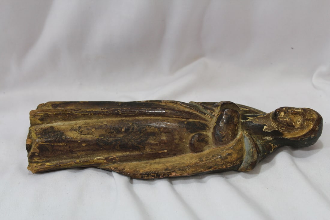 An Antique Wooden Icon - 8
