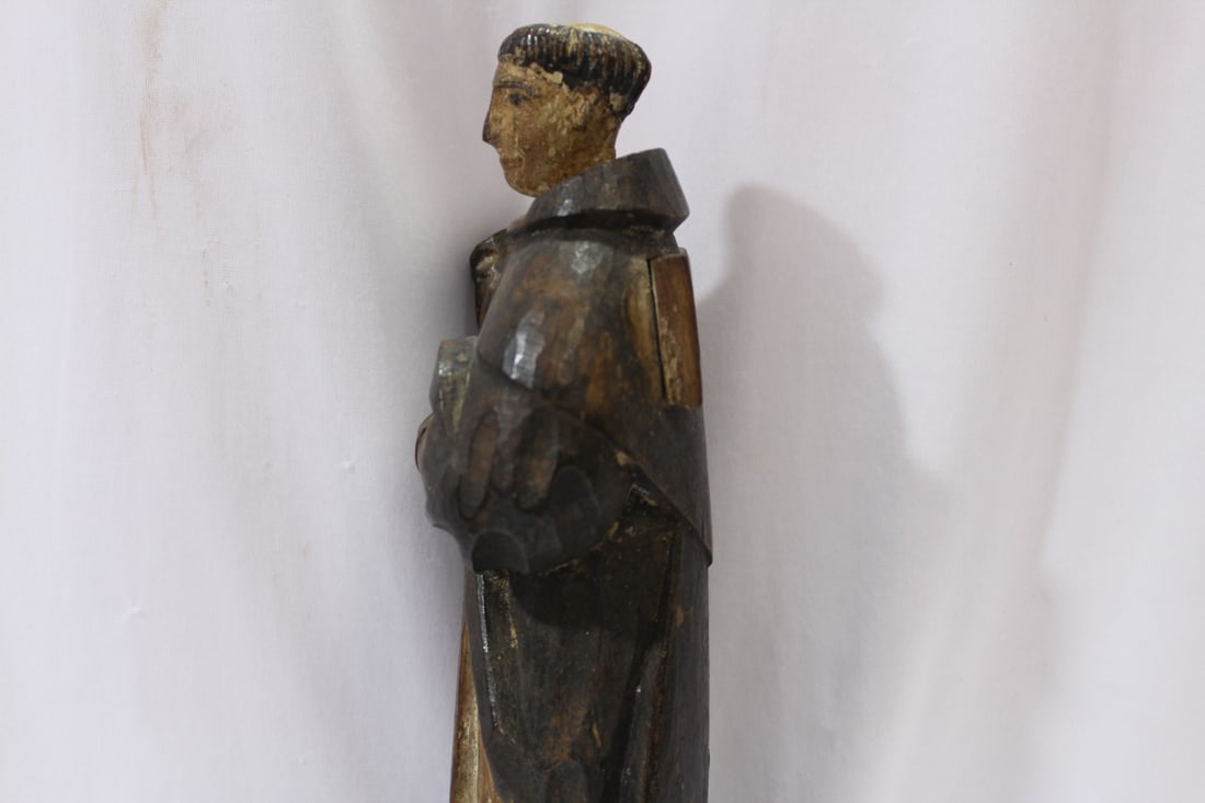 An Antique Wooden Icon - 6