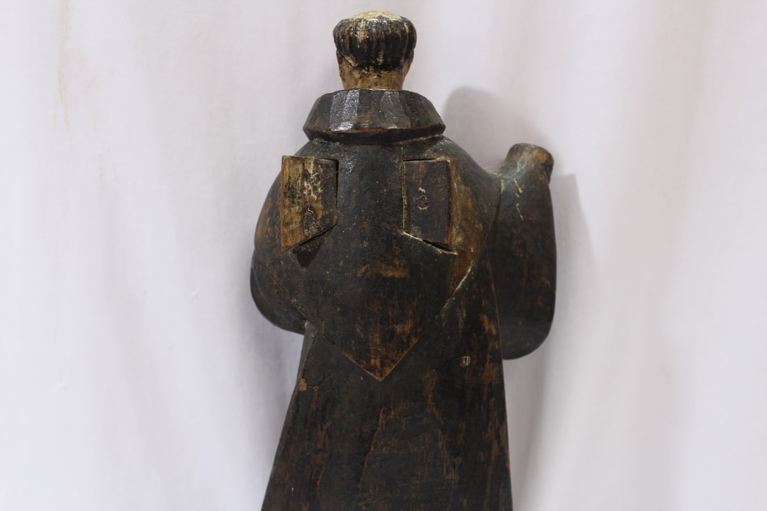 An Antique Wooden Icon - 7