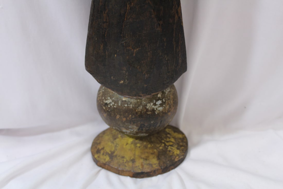 An Antique Wooden Icon - 9