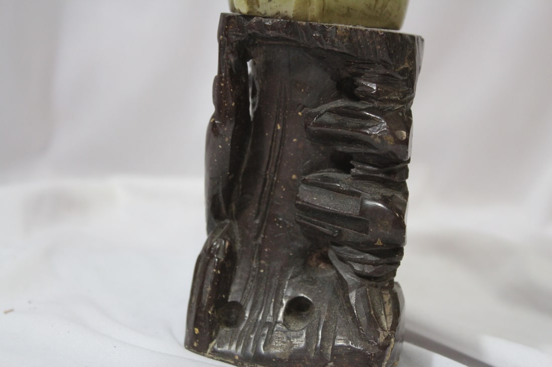 A Large Soapstone Figurine - 10