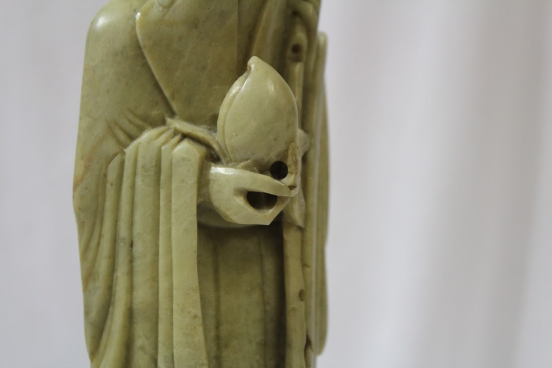 A Large Soapstone Figurine - 5