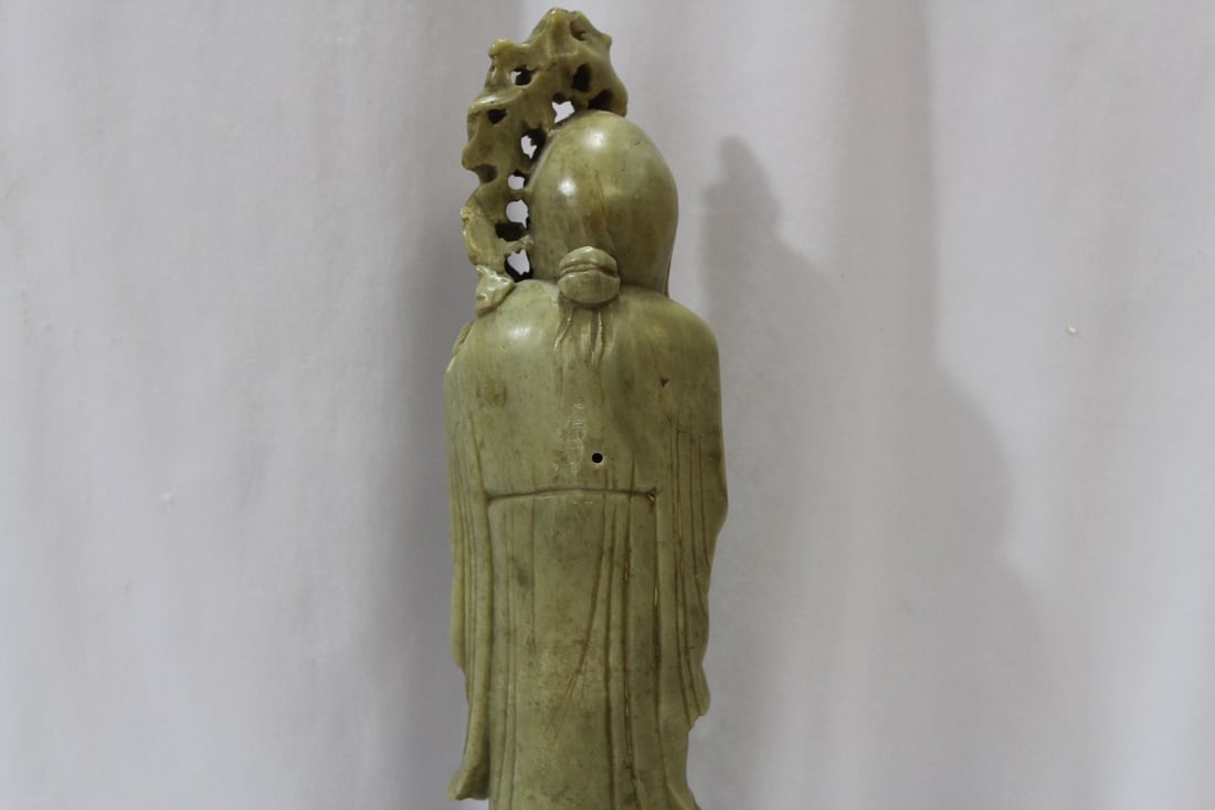 A Large Soapstone Figurine - 6