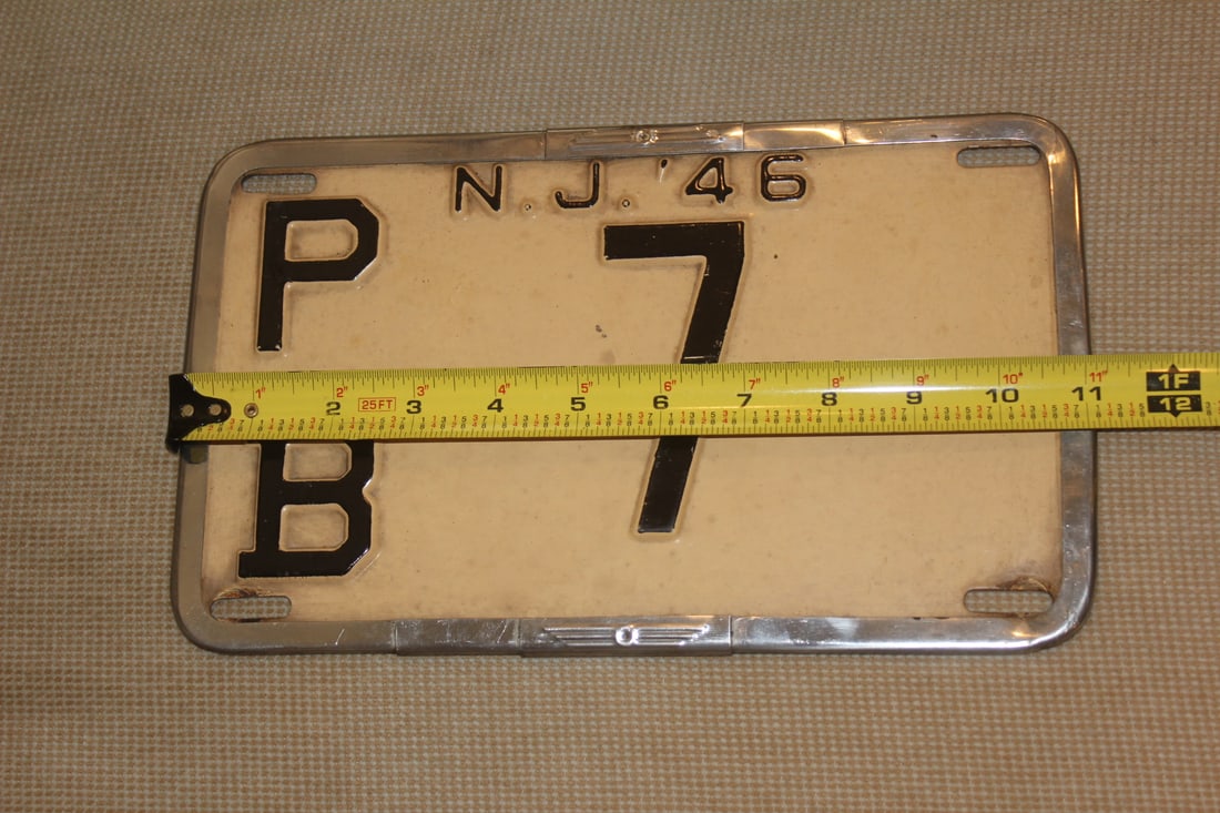 1946 New Jersey License Plate - 2