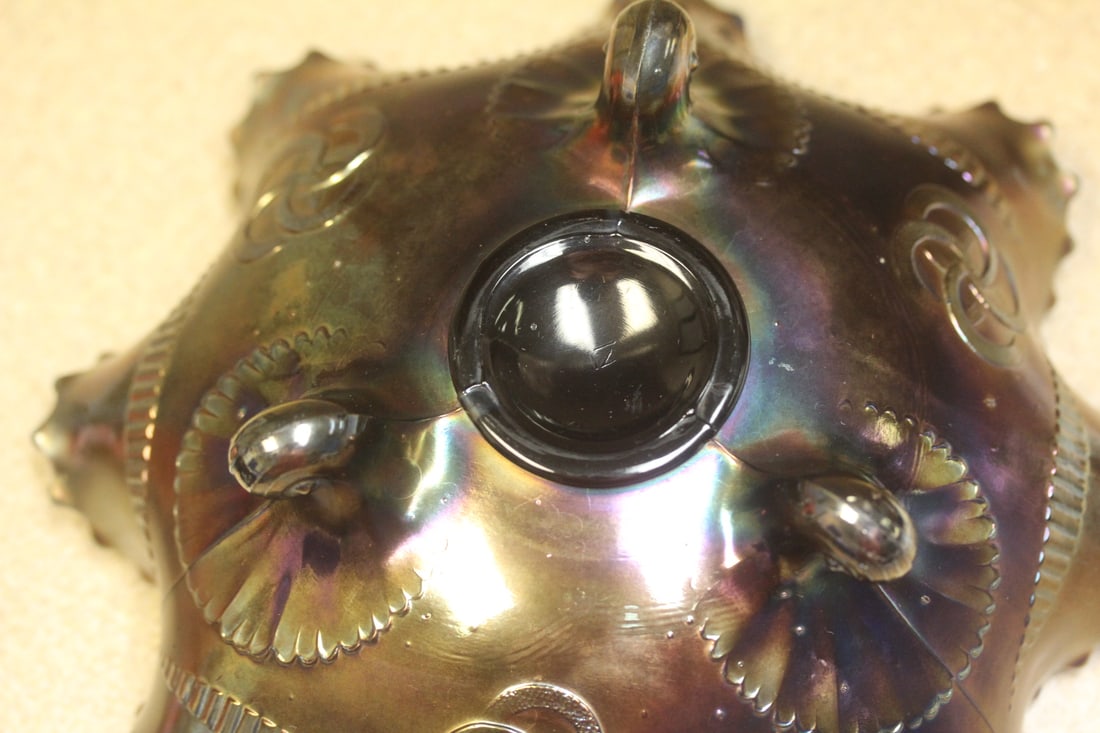Carnival glass bowl - 6