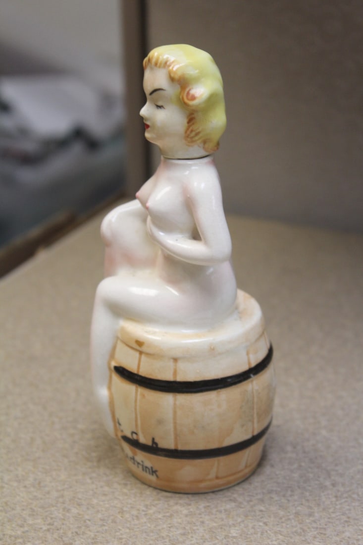 Ceramic Nude Wine Bottle - 4