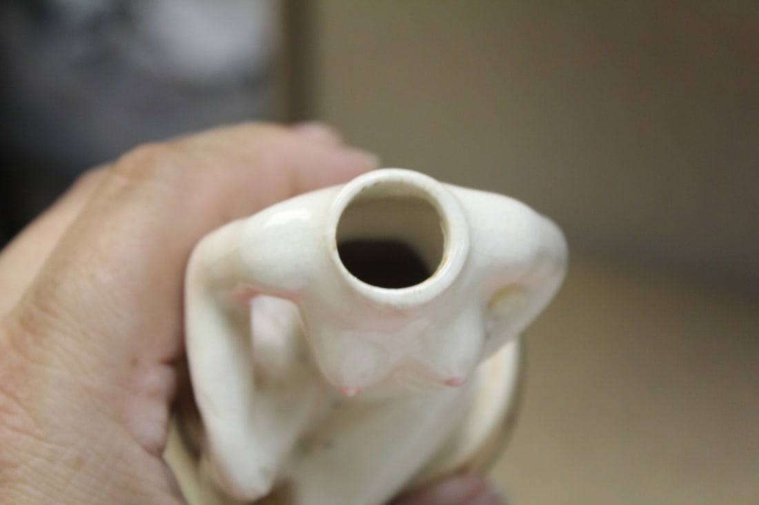 Ceramic Nude Wine Bottle - 9