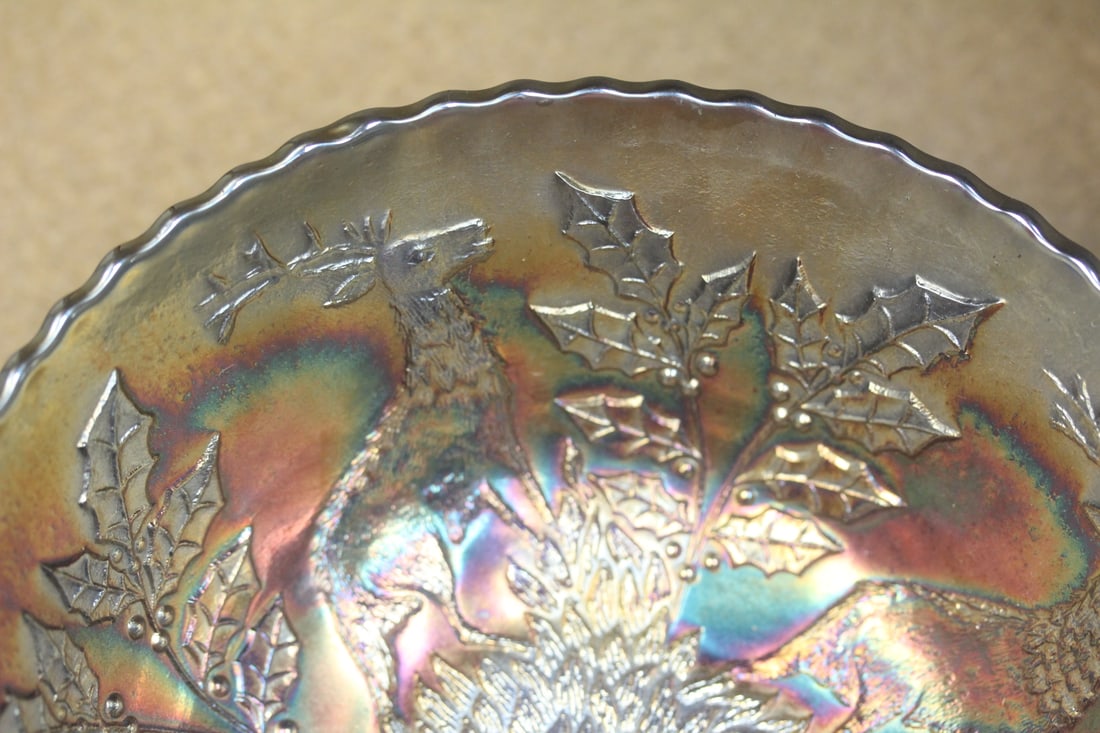 Carnival glass bowl - 2