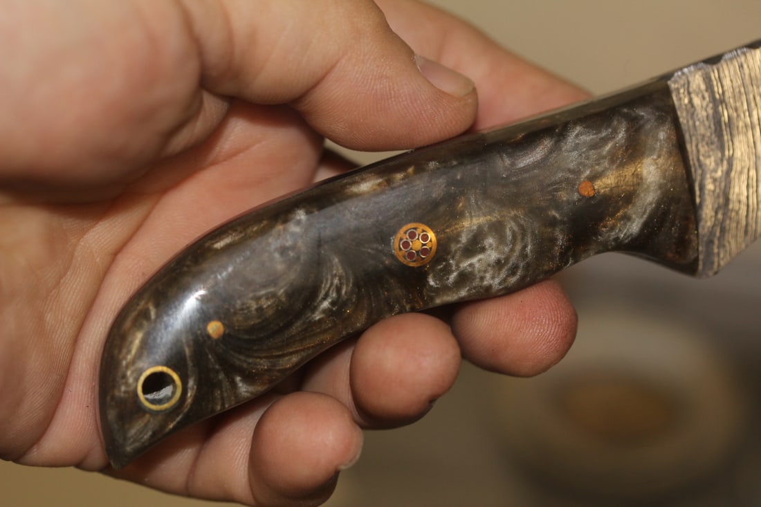 Damascus Steel Knife - 4