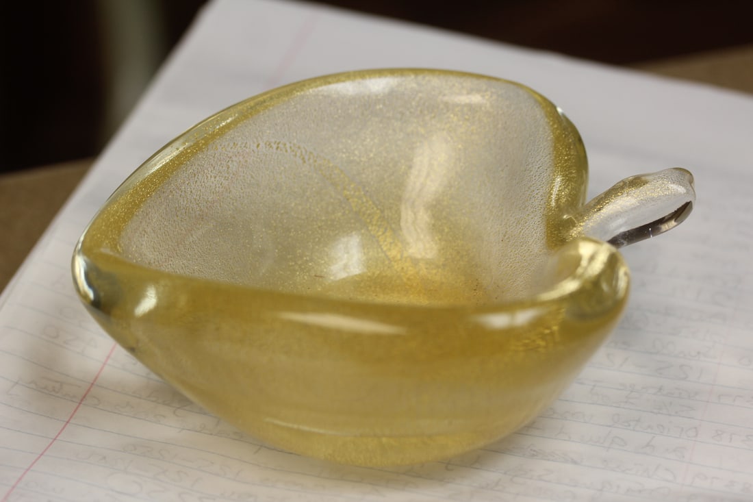 Murano leaf bowl - 3