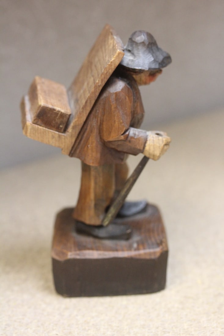 Well Carved Wooden Figurine - 3