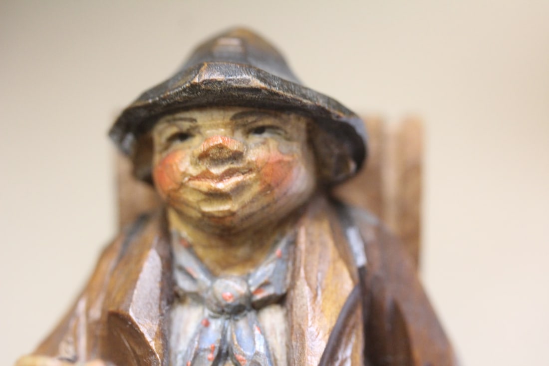 Well Carved Wooden Figurine - 4