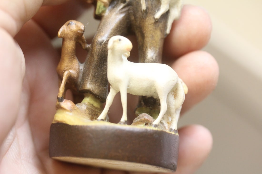Well Carved Wooden Figurine - 3