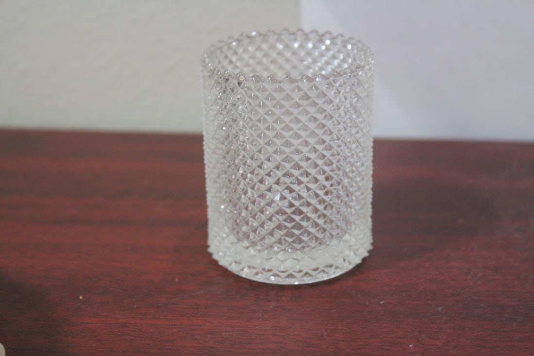 A Glass Cup - Signed Faroy, USA - 2