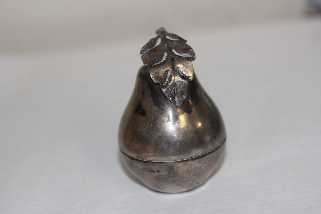 Marked 900 Silver Trinket Box - 2