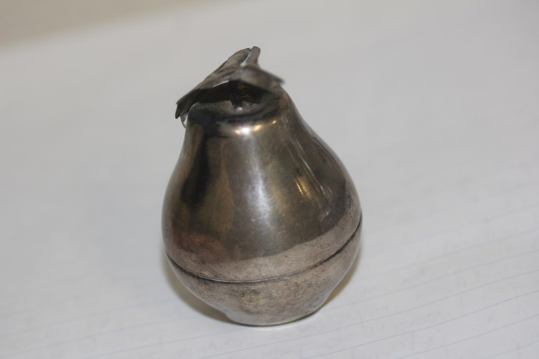 Marked 900 Silver Trinket Box - 5