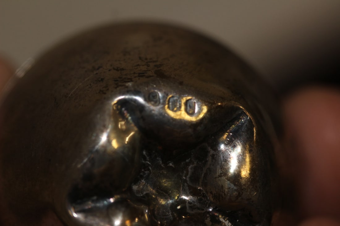 Marked 900 Silver Trinket Box - 6