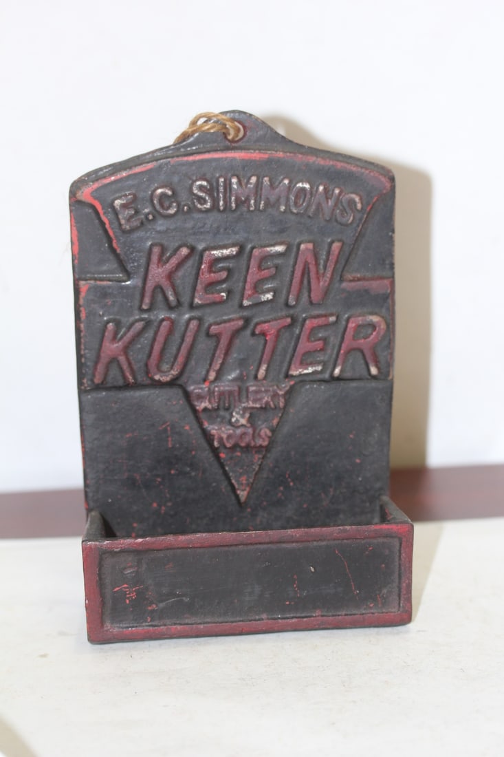 A Keen Kutter Match Holder?: cast iron - possibly old - 7 inches tall