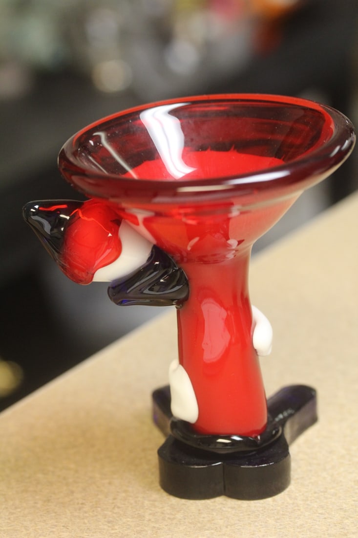 Murano Clown Stem Bowl (?) - 4