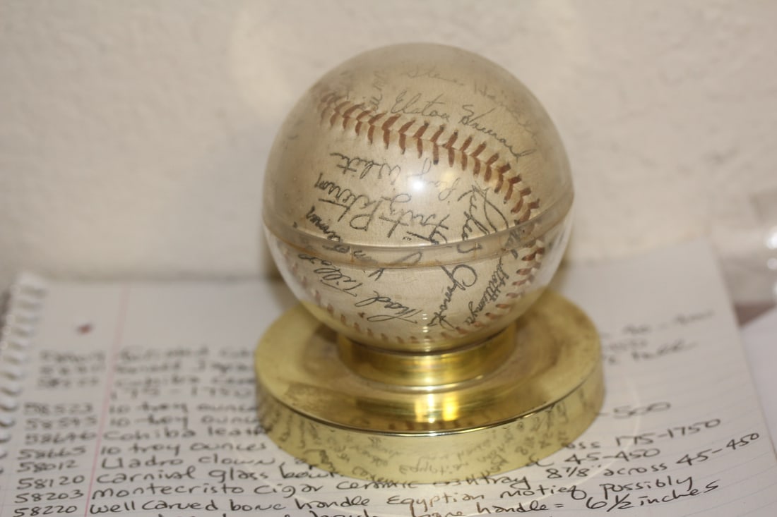 Plate Signed Baseball - 5
