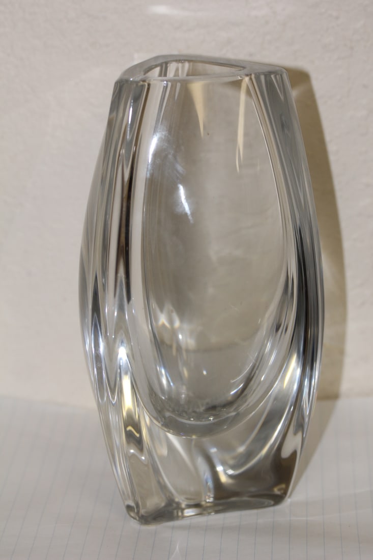Baccarat Triangle Crystal Vase - 2