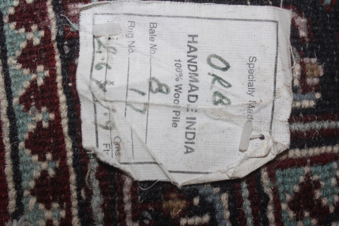 Hand Made India Wool Rug - 9