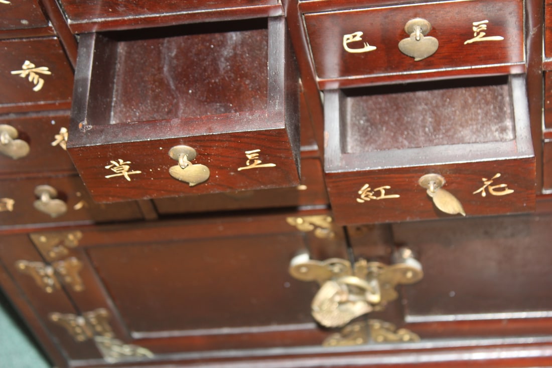 Vintage Chinese Medicine Cabinet - 3