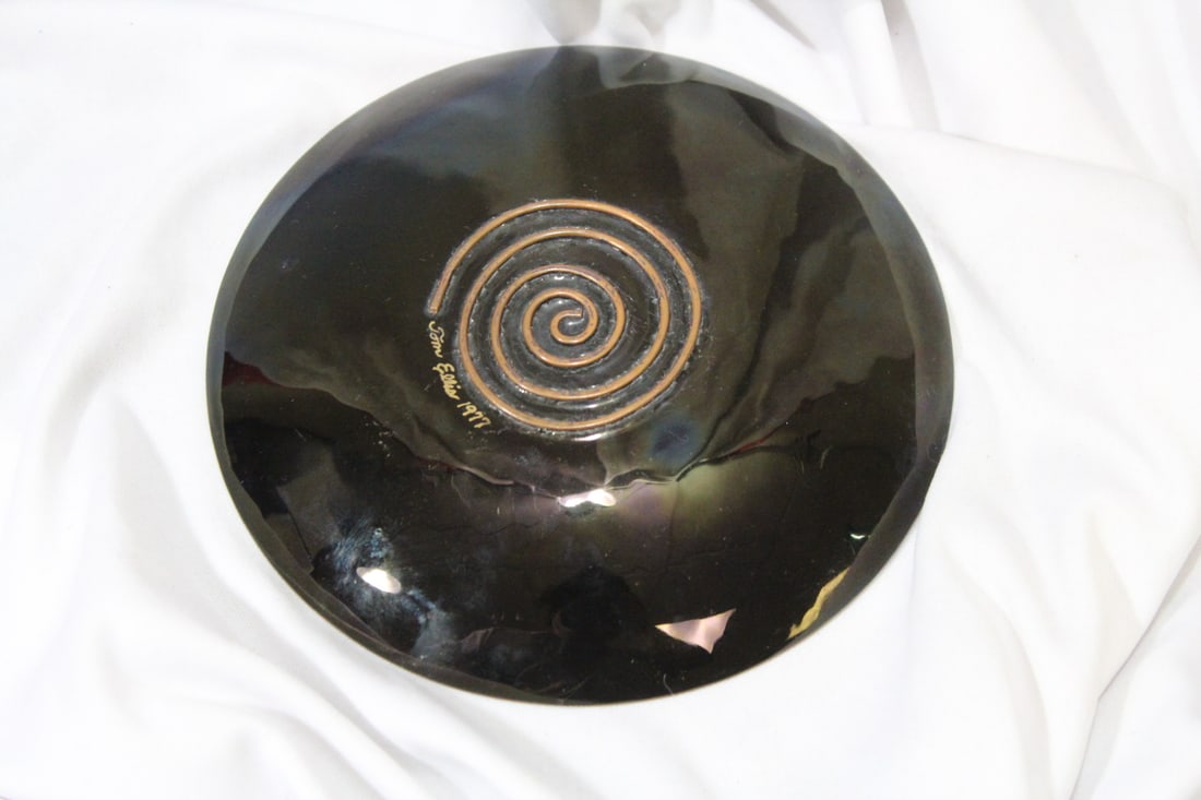A Signed Tom Ellis Enamel Plate - 3