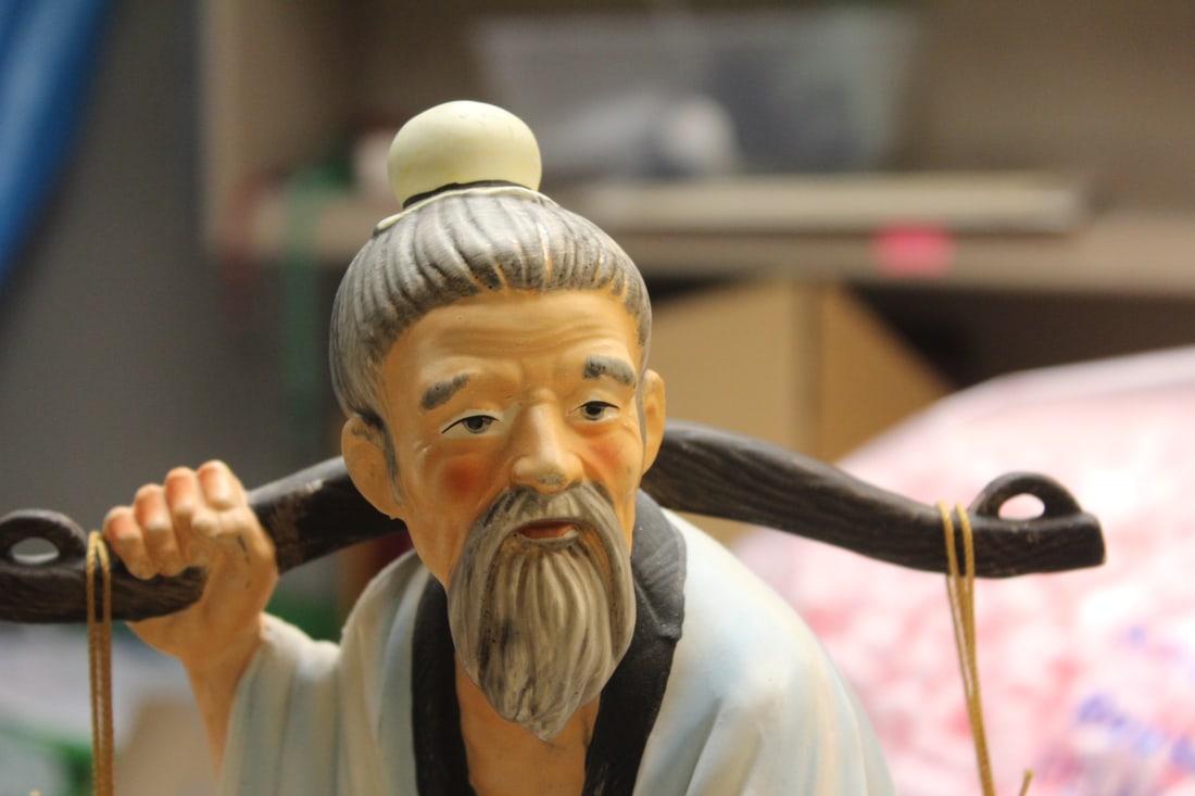 Decorative Ceramic Oriental Figurine - 5