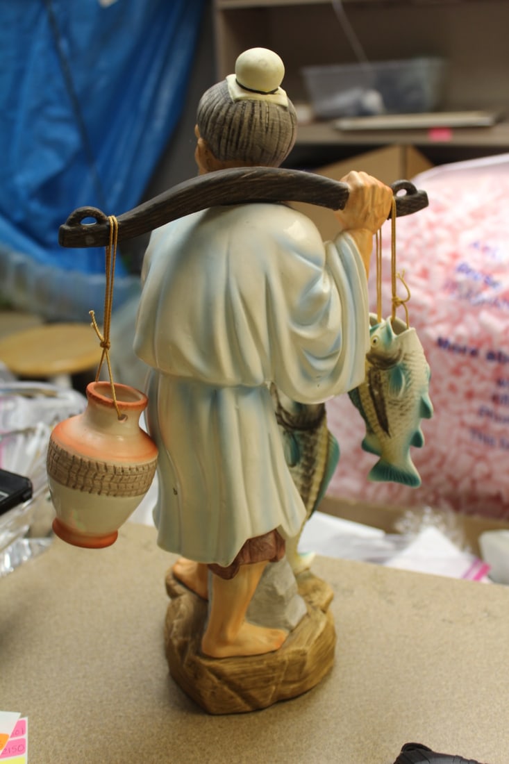 Decorative Ceramic Oriental Figurine - 7