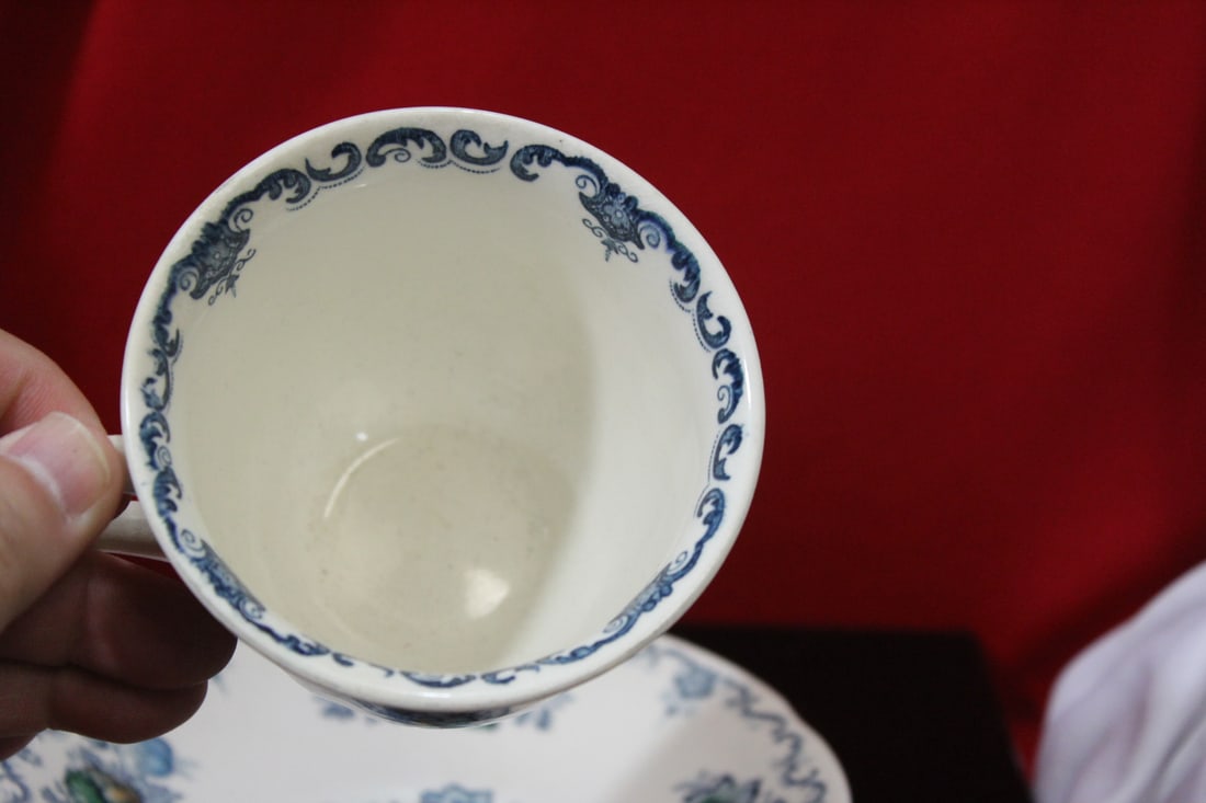A Mason Fruit Basket Cup and Saucer - 2