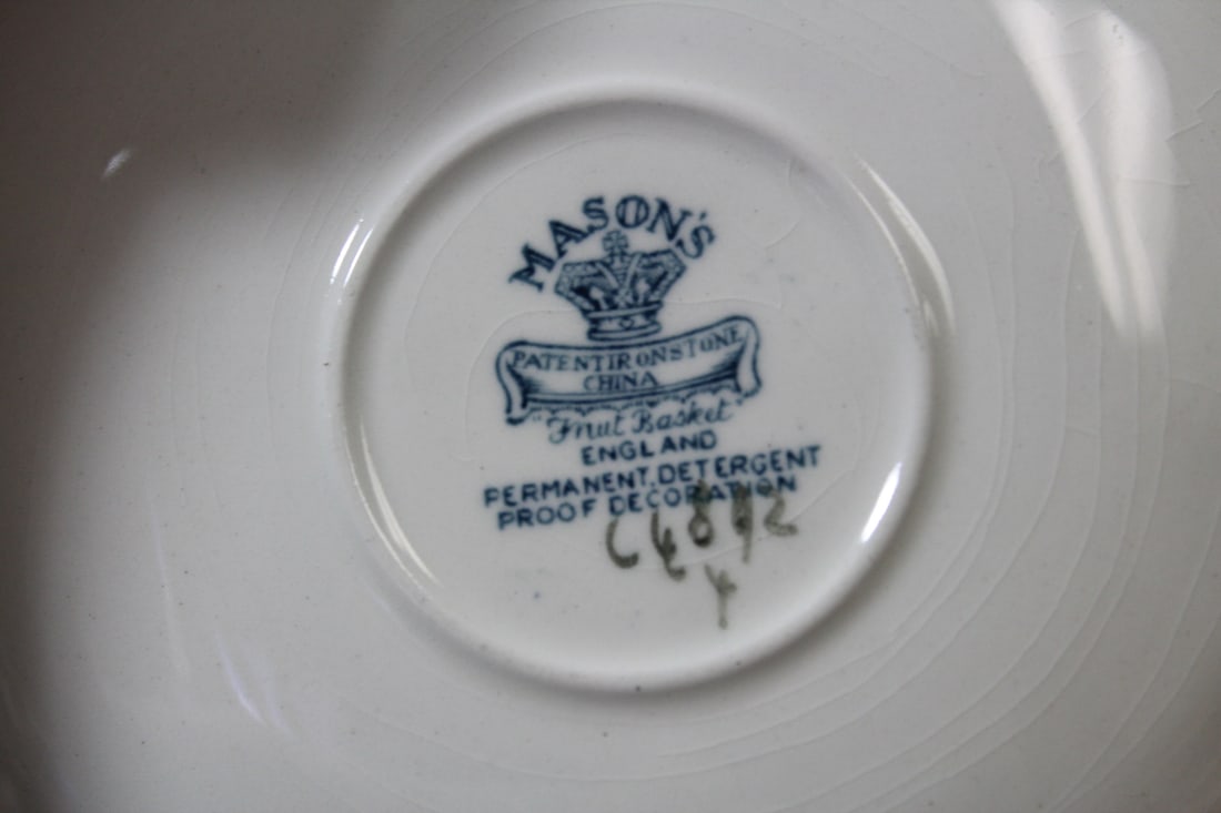 A Mason Fruit Basket Cup and Saucer - 7