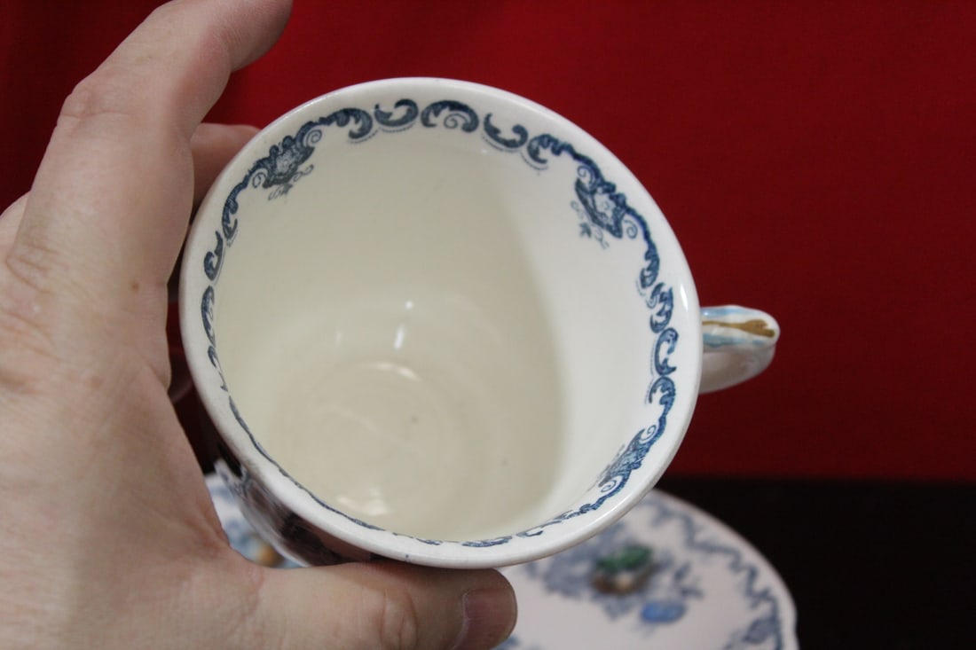 A Mason Fruit Basket Cup and Saucer - 3