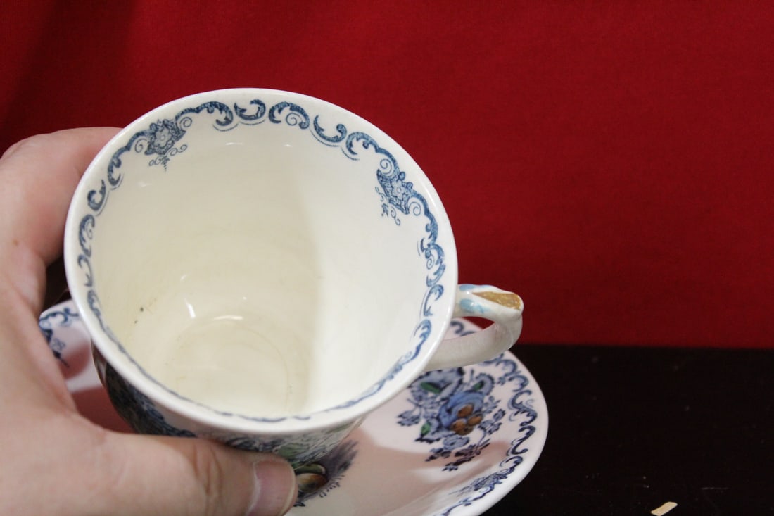 A Mason Fruit Basket Cup and Saucer - 3
