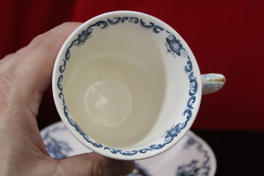 A Mason Fruit Basket Cup and Saucer - 3