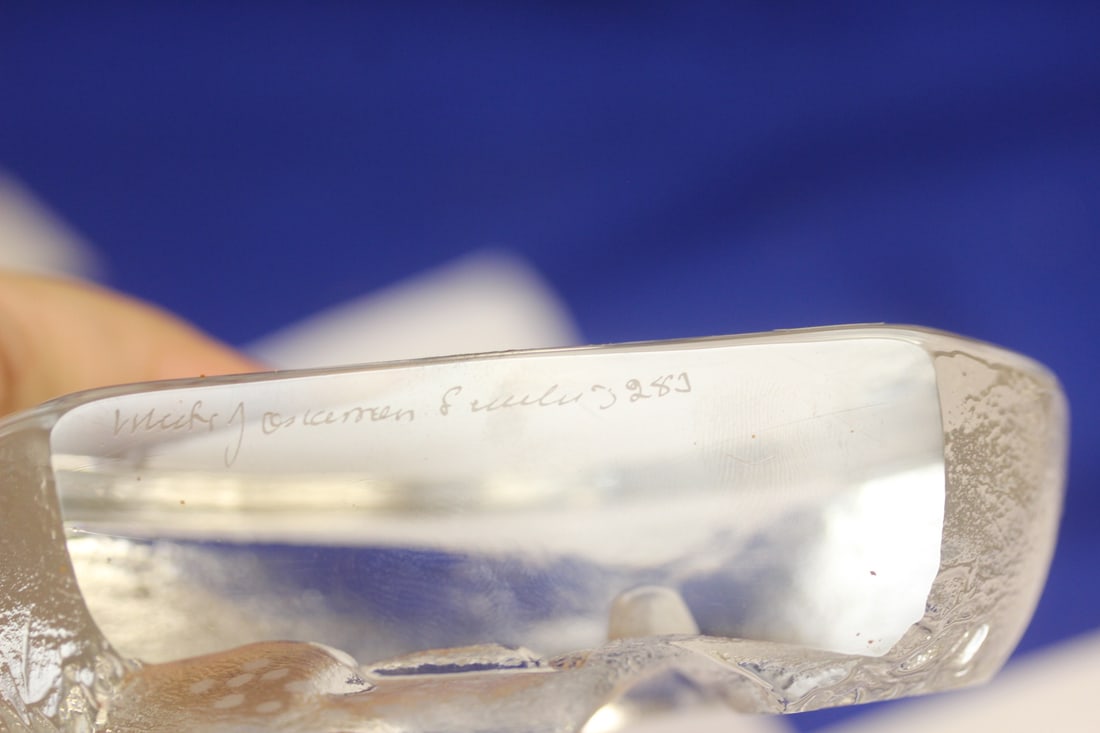 Mats Johansson Crystal Paperweight - 6