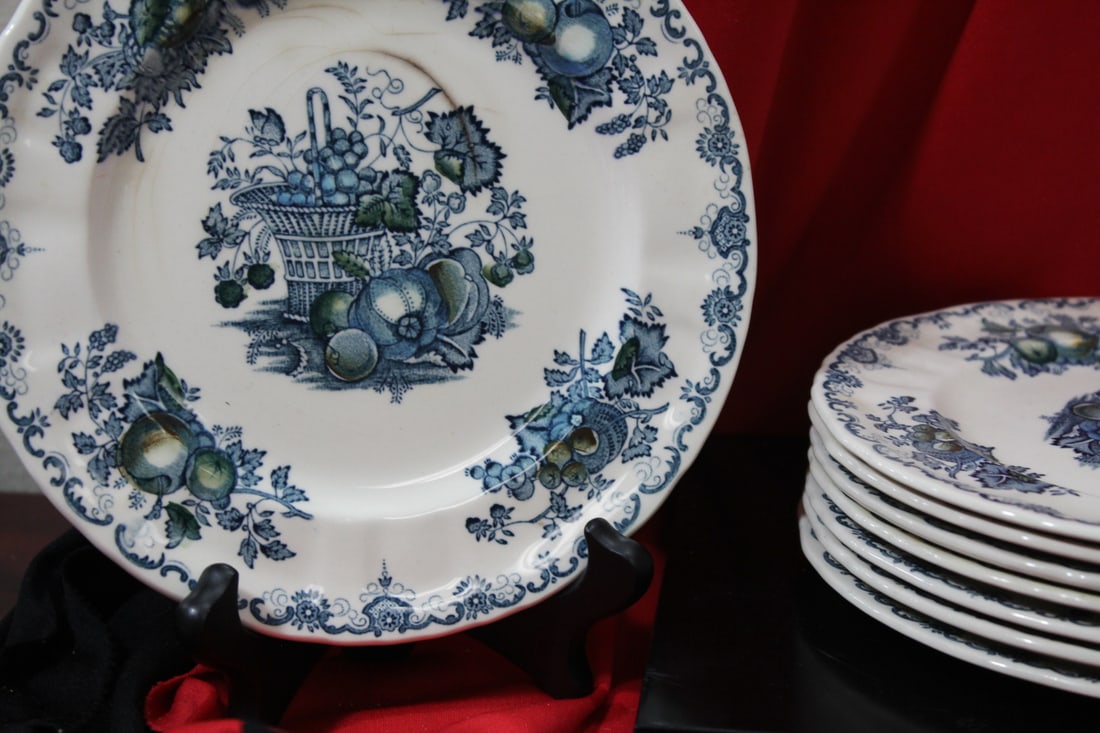 Set of 8 Mason's Salad Plates - 4