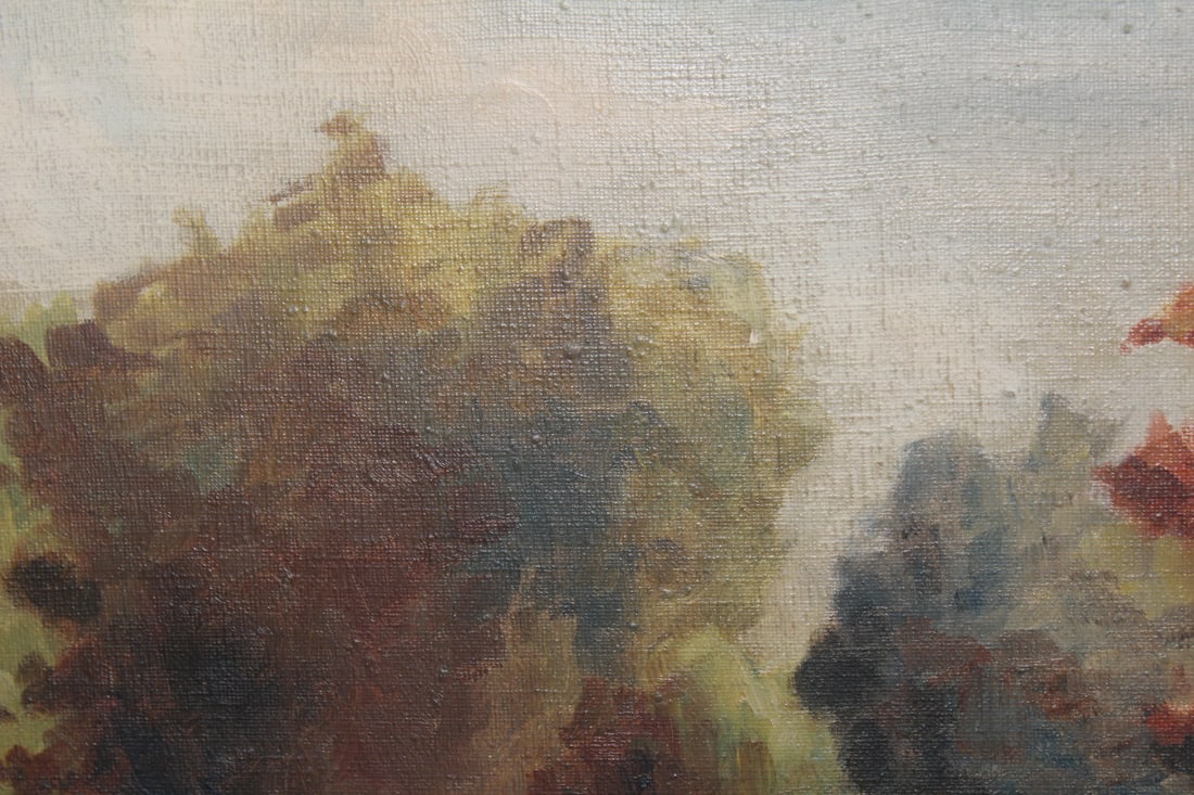 Oil on Canvas of Trees - 2
