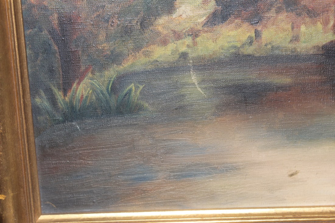 Oil on Canvas of Trees - 4